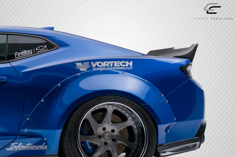 2016-2023 Chevrolet Camaro Carbon Creations Aileron d'aile arrière DriTech Grid - 1 pièce