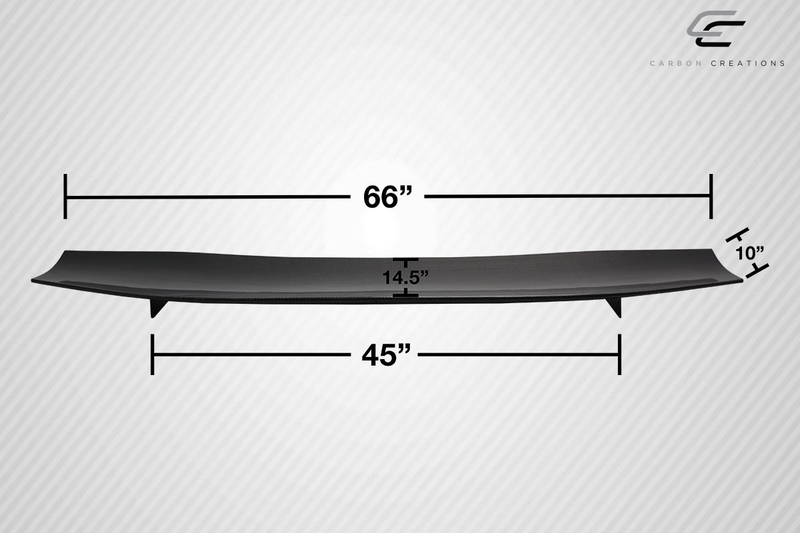Kit complet d'ailes hautes DriTech VRX V1 Universal 66" Carbon Creations - 9 pièces - Comprend la lame VRX Air Foil (113237) VRX Wing Stands (113243) VRX Wing V1 End Caps (113245) VRX Hardware Kit (115111)