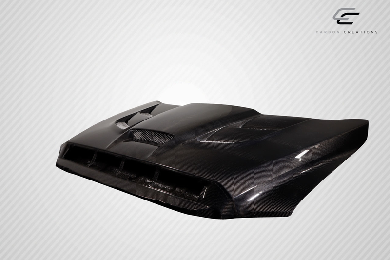 2014-2021 Toyota Tundra Carbon Creations Viper Look Hood - 1 Piece