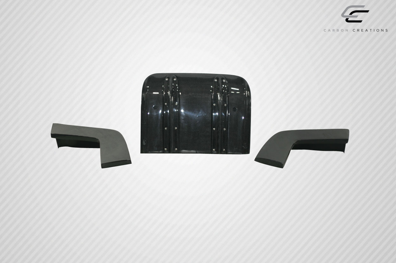 2008-2015 Infiniti G Coupe G37 Q60 Carbon Creations LBW Rear Diffuser - 3 Piece