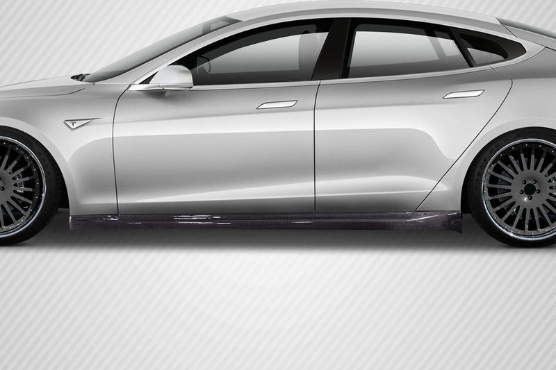 2012-2023 Tesla Model S Carbon Creations UTech Side Skirts - 2 Piece