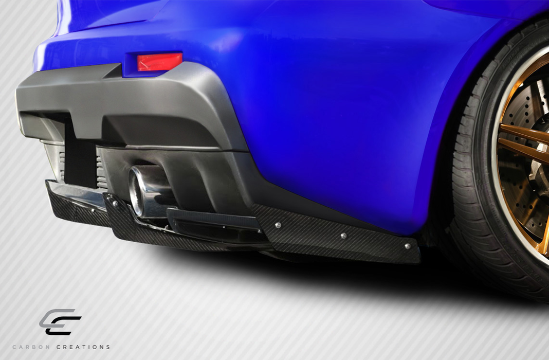 2008-2015 Mitsubishi Lancer Evolution 10 Carbon Creations VR-S Rear Diffuser - 1 Piece