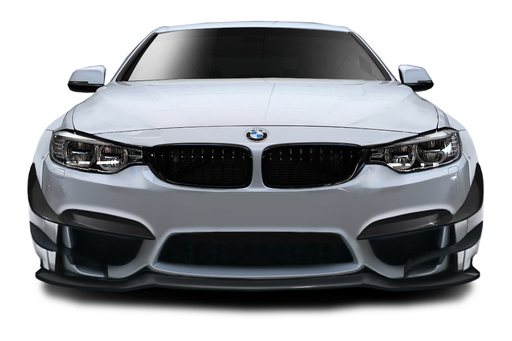 2014-2020 BMW 4 Series F32 AF-1 Wide Body Front Lip Spoiler ( GFK ) - 1 Piece ( Must be used with Couture M4 Look Front Bumper ) (S)