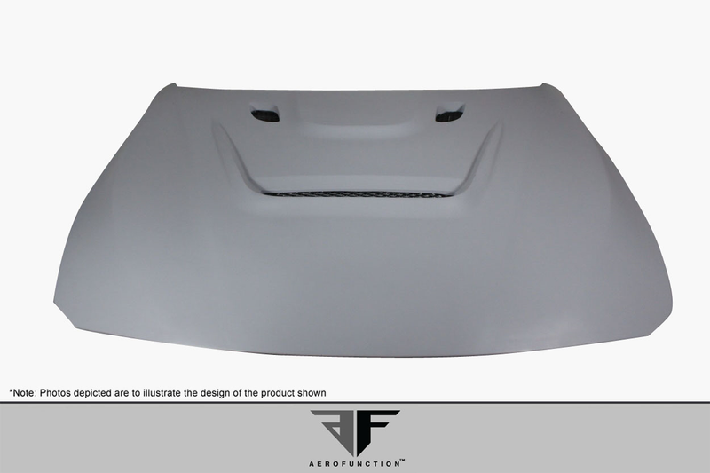 2012-2018 BMW 3 Series F30 / 2014-2020 4 Series F32 AF-1 Hood ( GFK ) - 1 Piece