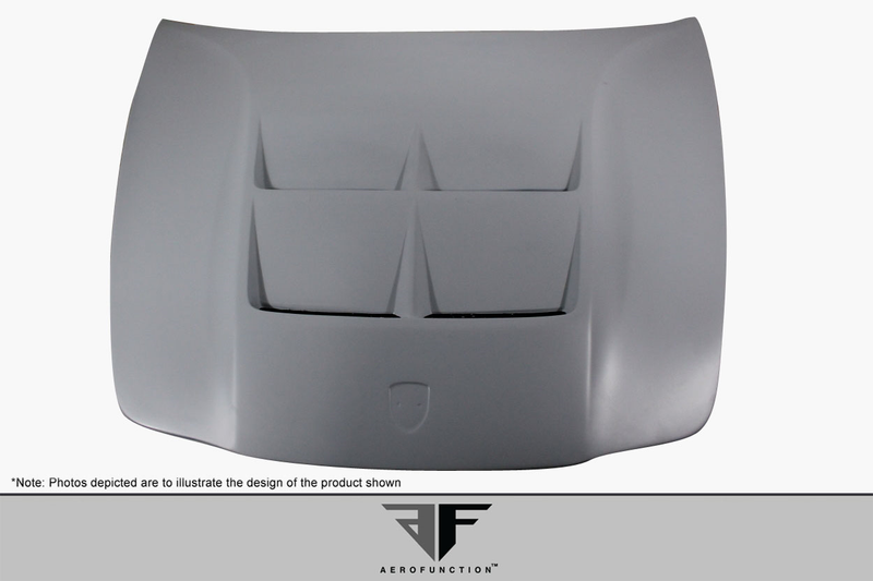 2010-2015 Porsche Panamera AF-1 Hood ( GFK ) - 1 Piece