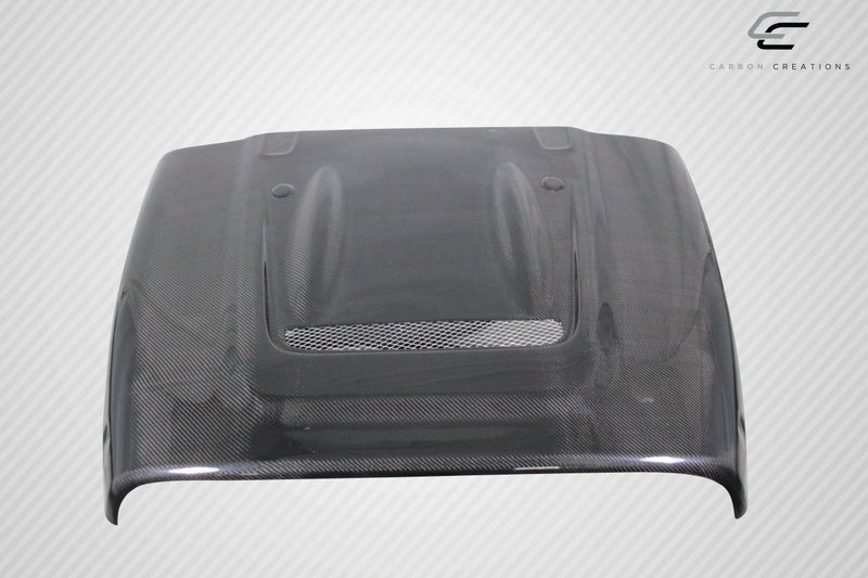 1997-2006 Jeep Wrangler Carbon Creations Heat Reduction Hood (fits all models without highline fenders) - 1 Piece
