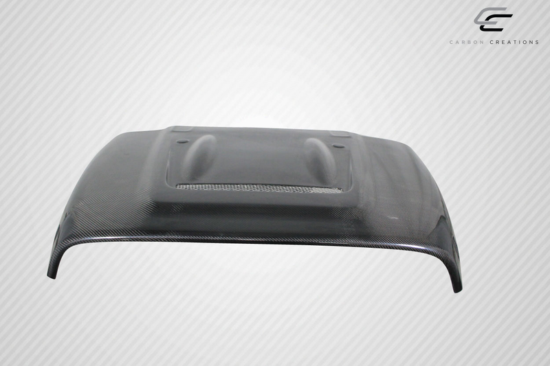 1997-2006 Jeep Wrangler Carbon Creations Heat Reduction Hood (fits all models without highline fenders) - 1 Piece