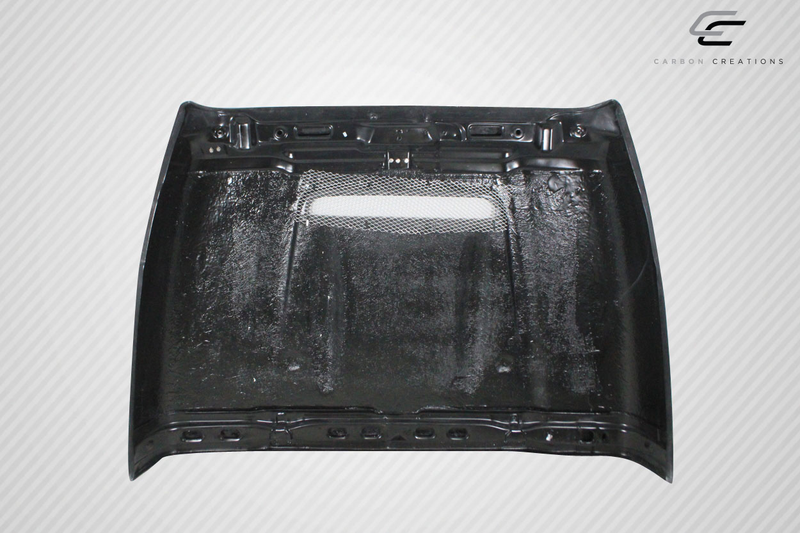 1997-2006 Jeep Wrangler Carbon Creations Heat Reduction Hood (fits all models without highline fenders) - 1 Piece