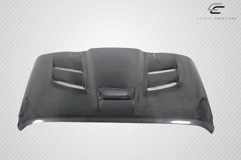 2007-2018 Jeep Wrangler Carbon Creations Viper Look Hood - 1 Piece