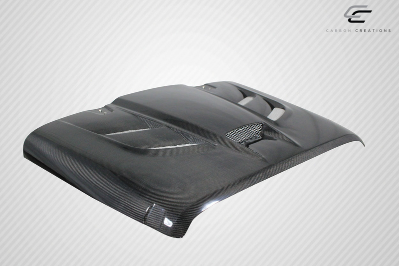 2007-2018 Jeep Wrangler Carbon Creations Viper Look Hood - 1 Piece