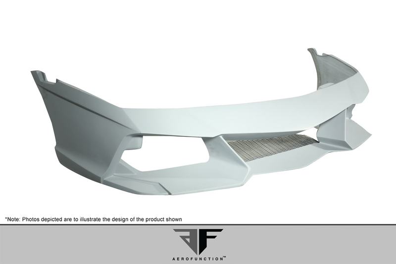 2009-2013 Lamborghini Gallardo AF-3 Front Bumper ( GFK ) - 1 Piece