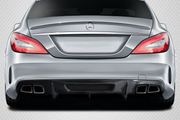 2012-2018 Mercedes W218 CLS63 Carbon AF-1 Rear Diffuser ( CFP ) - 1 Piece