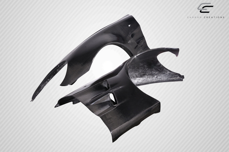 2005-2013 Chevrolet Corvette C6 Carbon Creations ZR1 Look Front Fenders - 2 Piece