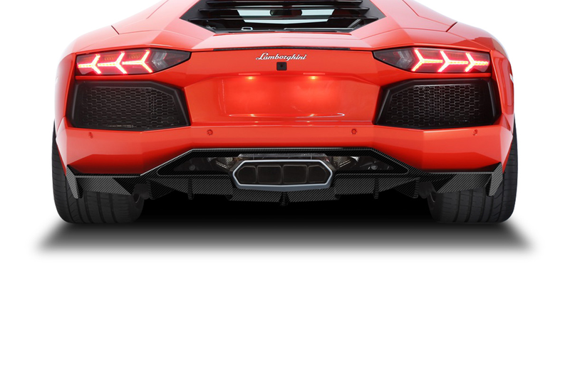 2011-2017 Lamborghini Aventador Carbon AF-1 Rear Diffuser ( CFP ) - 1 Piece