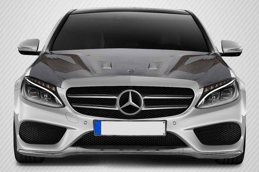 2015-2021 Mercedes C Class W205 Carbon Creations DriTech Black Series Look Hood - 1 Piece