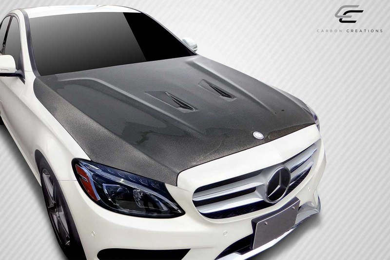 2015-2021 Mercedes Classe C W205 Carbon Creations DriTech Black Series Look Hood - 1 pièce