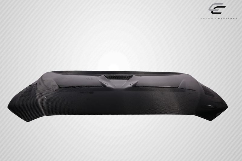 2008-2017 Mitsubishi Lancer / Lancer Evolution 10 Lancer Carbon Creations DriTech Race Hood - 1 Piece