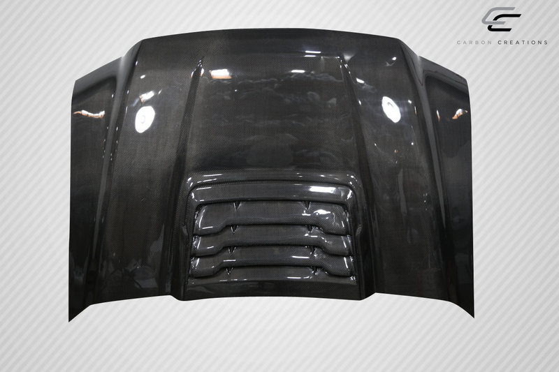 1999-2007 Ford Super Duty / 2000-2005 Ford Excursion Carbon Creations Raptor Look Hood - 1 Piece