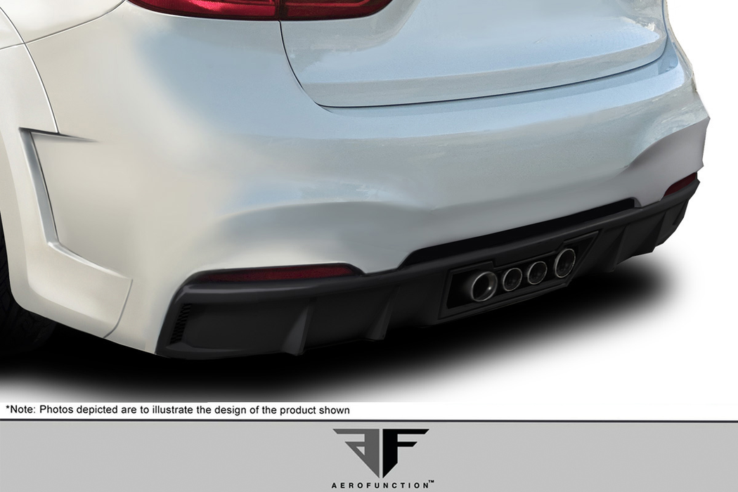 2015-2019 BMW X6 F16 / X6M F86 AF-1 Pare-chocs arrière (GFK) - 1 pièce (S)