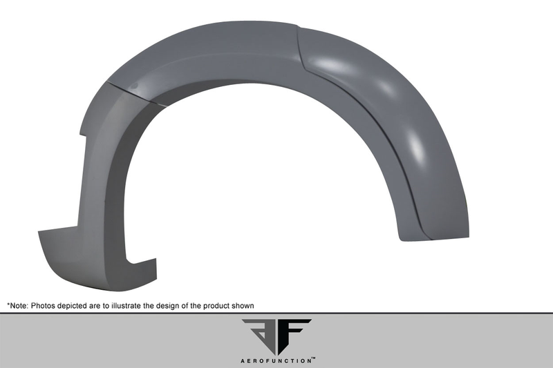 2015-2019 BMW X6 F16 / X6M F86 AF-1 Rear Fender Flares ( PU-RIM ) - 6 Piece