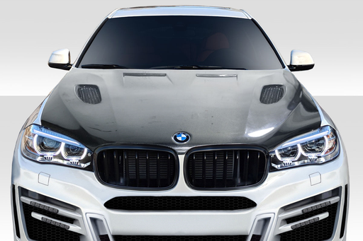 2015-2019 BMW X6 F16 / X6M F86 Carbon AF-1 Hood ( CFP ) - 1 Piece