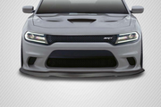 2015-2023 Dodge Charger SRT / Hellcat Carbon Creations DriTech Sonic Front Spliiter - 1 Piece