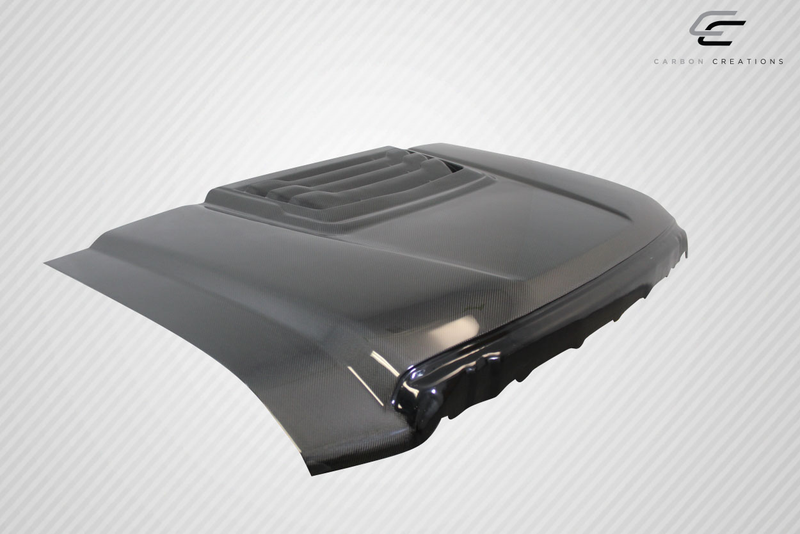 2008-2010 Ford Super Duty F250 F350 F450 Carbon Creations Raptor Look Hood - 1 Piece