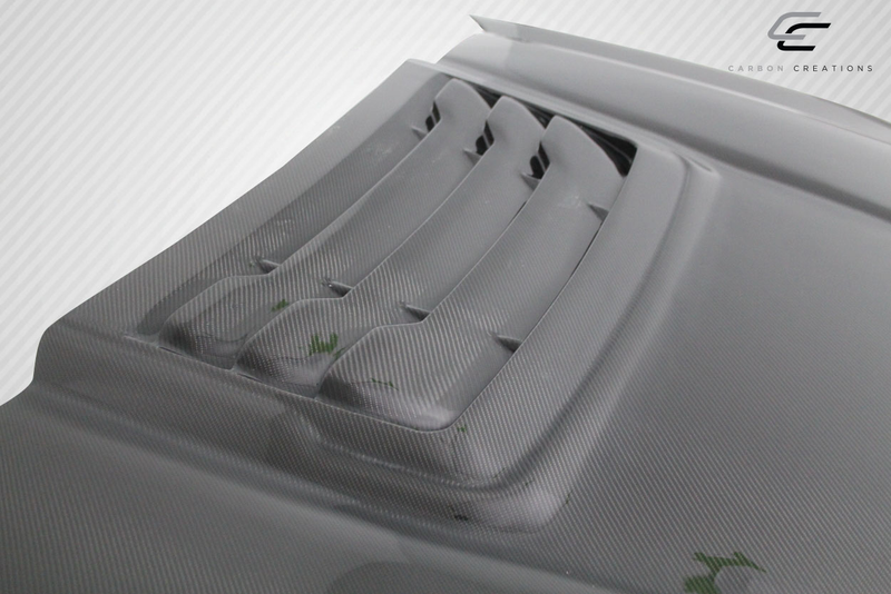 2011-2016 Ford Super Duty F250 F350 F450 Carbon Creations Raptor Look Hood - 1 Piece