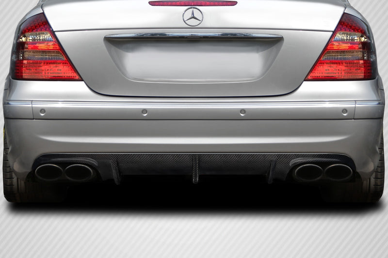 2003-2006 Mercedes E55 W211 Carbon Creations L Sport Rear Diffuser - 1 Piece