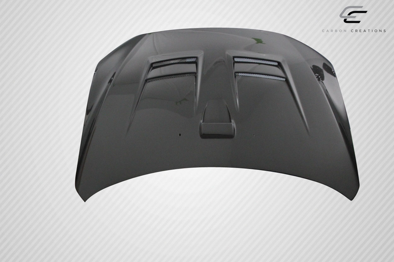 2008-2017 Mitsubishi Lancer / Lancer Evolution 10 Carbon Creations D Spec Hood - 1 Piece
