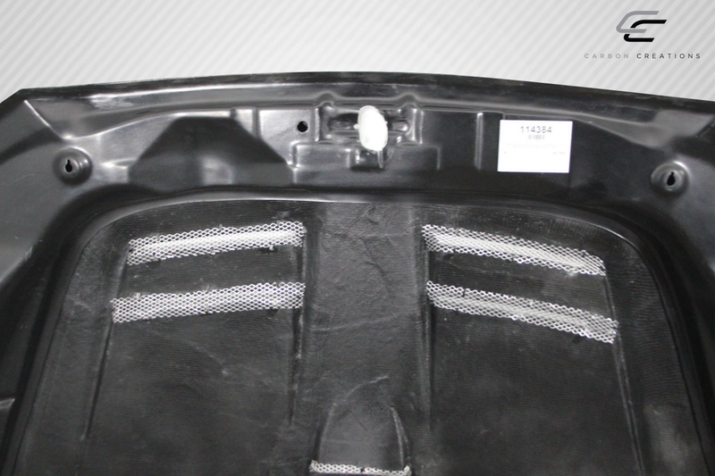 2008-2017 Mitsubishi Lancer / Lancer Evolution 10 Carbon Creations D Spec Hood - 1 Piece