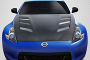 2009-2020 Nissan 370Z Z34 Carbon Creations AM-S Hood - 1 Piece
