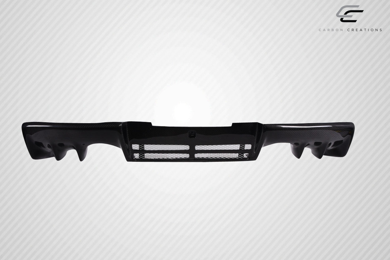 2008-2015 Mitsubishi Lancer Evo X Carbon Creations DriTech OEM Look Rear Diffuser - 1 Piece