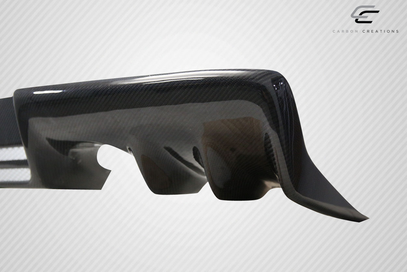 2008-2015 Mitsubishi Lancer Evo X Carbon Creations DriTech OEM Look Rear Diffuser - 1 Piece