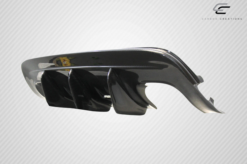 2008-2014 BMW X6M E71 E72 Carbon Creations DriTech AK-M Rear Diffuser - 1 Piece
