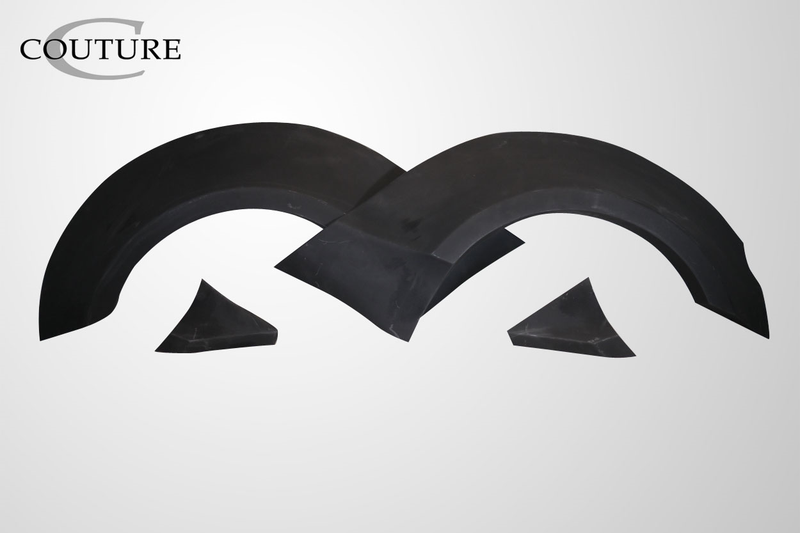 2015-2023 Ford Mustang Couture Grid Wide Body Rear Fender Flares - 4 piece