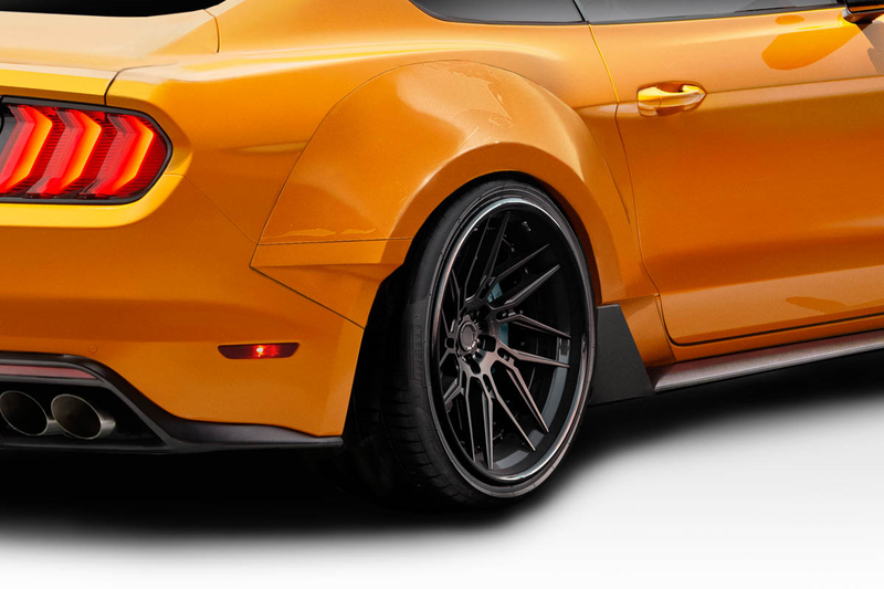 2018-2020 Ford Mustang Couture Grid Wide Body Kit - 8 pièces - Comprend des évasements d'ailes avant Couture Grid (114998) des évasements d'ailes arrière Couture Grid (114999)