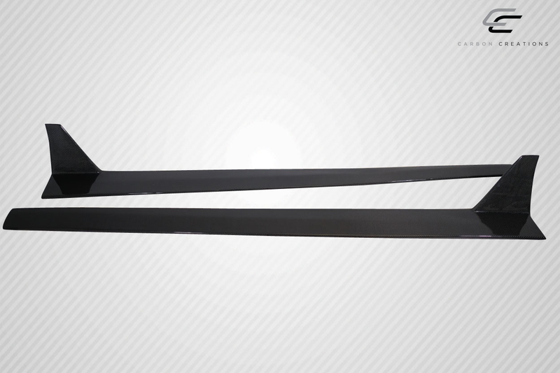 2015-2023 Ford Mustang Carbon Creations Grid V2 Side Skirts Rocker Panels - 2 Piece (s)