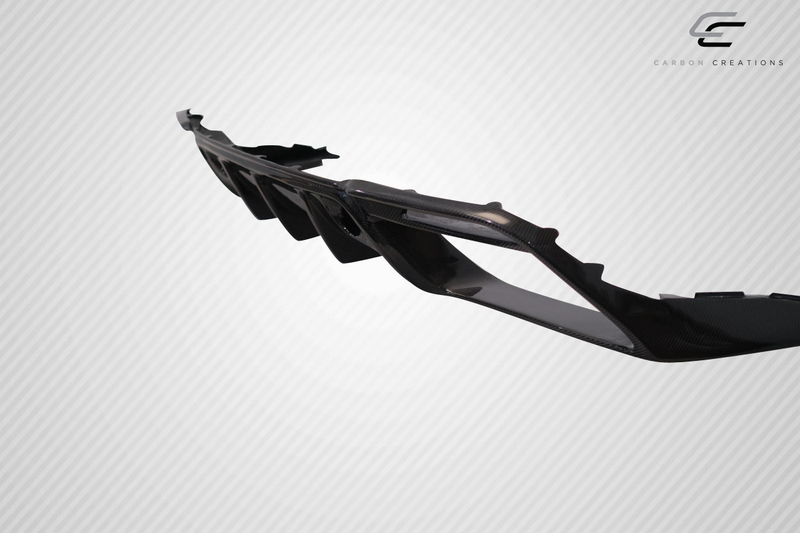 2018-2023 Ford Mustang Carbon Creations Grid Rear Diffuser - 1 Piece (s)