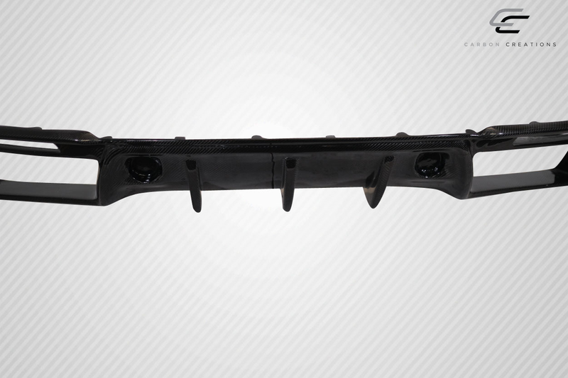 2018-2023 Ford Mustang Carbon Creations Grid Rear Diffuser - 1 Piece (s)