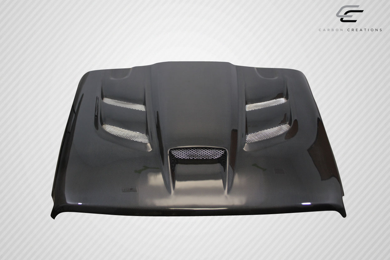 2018-2025 Jeep Wrangler JL Gladiator JT Carbon Creations Viper Look Hood - 1 piece