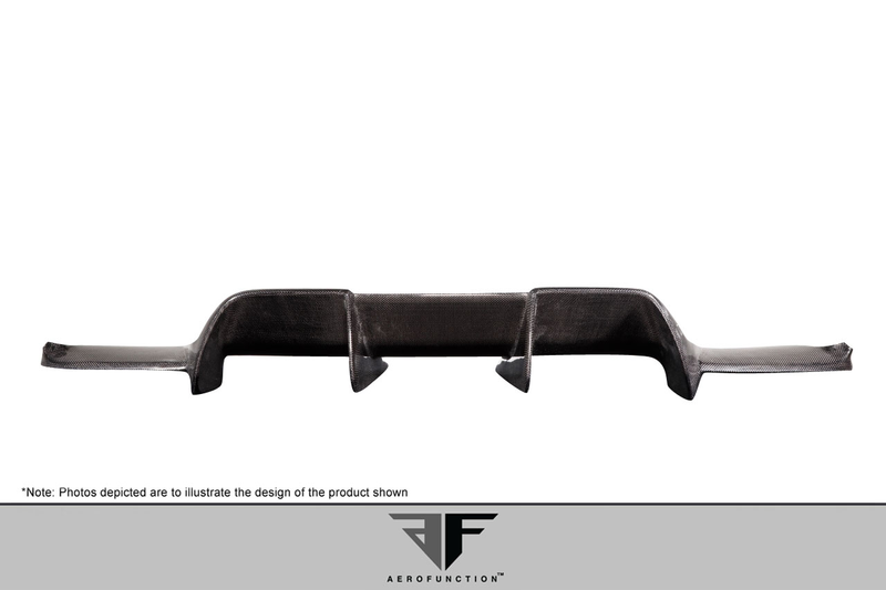 2012-2019 BMW M6 F12 Carbon AF-1 Diffuseur arrière (CFP) - 1 pièce