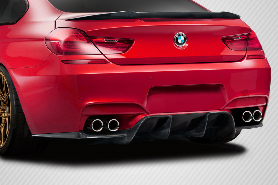 2012-2019 BMW M6 F12 Carbon AF-1 Diffuseur arrière (CFP) - 1 pièce