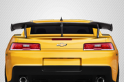 2014-2015 Chevrolet Camaro Carbon Creations ZL1 V2 Look Wing Spoiler - 3 Piece