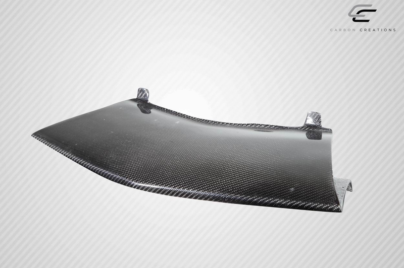 2004-2013 Lamborghini Gallardo Carbon Creations LP560 LP570 Look Front Middle Add On Lip Spoiler Air Dam - 1 Piece