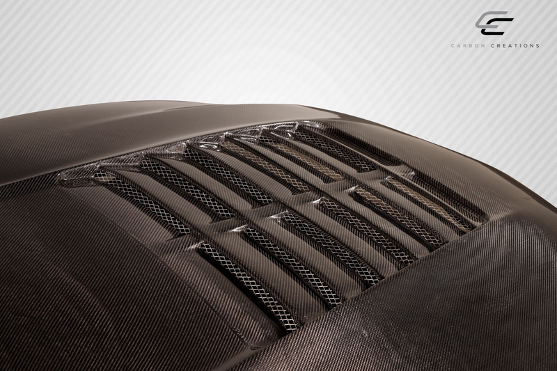 2010-2012 Capot Ford Mustang Carbon Creations GT500 V2 - 1 pièce