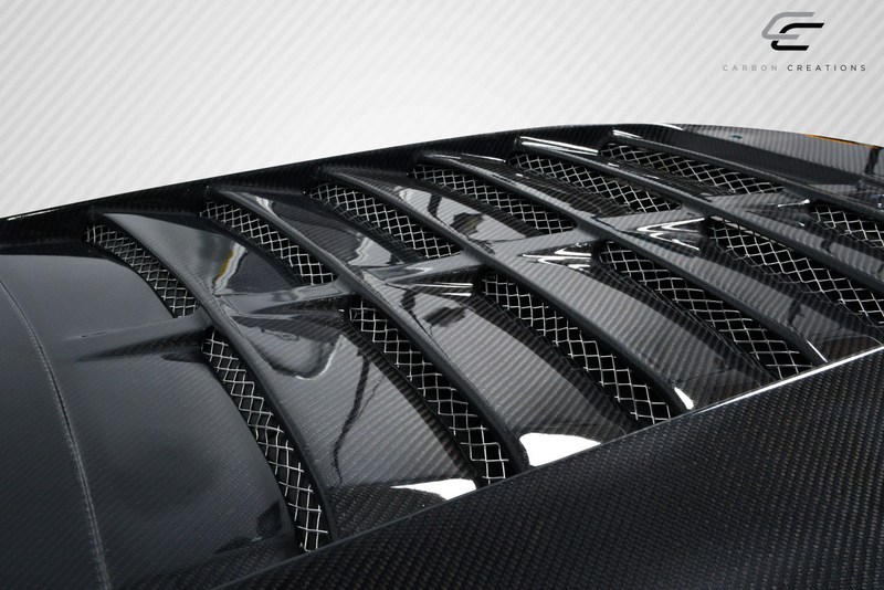 2013-2014 Ford Mustang / 2010-2014 Mustang GT500 Carbon Creations GT500 V2 Capot - 1 pièce