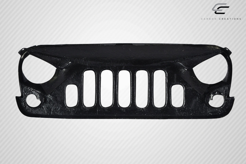 2007-2018 Jeep Wrangler Carbon Creations Predator Grille - 1 Piece