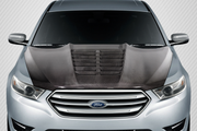 2013-2019 Ford Taurus Carbon Creations GT500 V2 Hood - 1 Piece