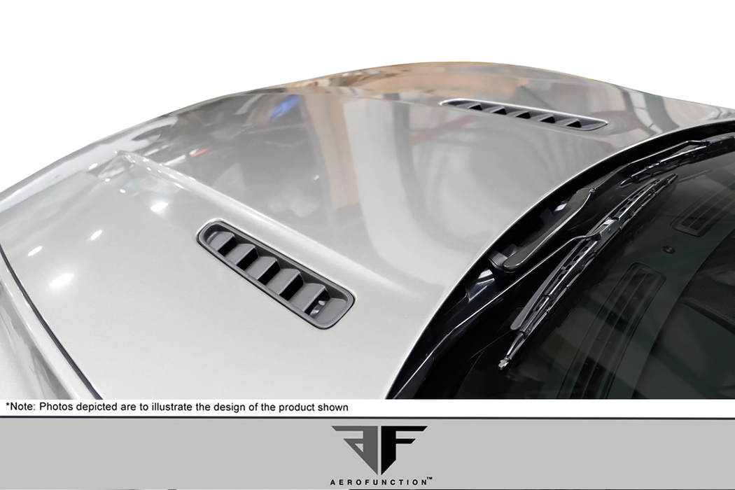 2006-2017 Aston Martin Vantage V8 AF-1 Évents de capot (GFK) - 2 pièces